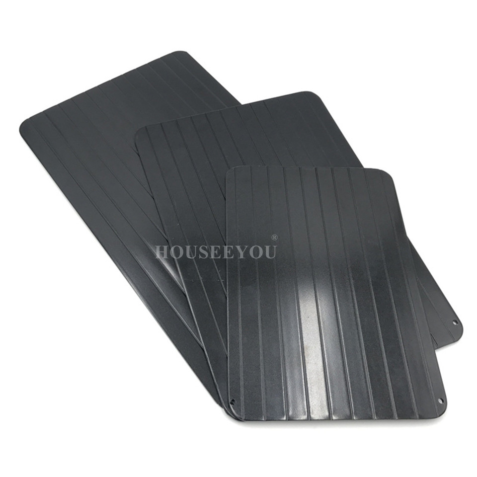 HOUSEEYOU Magic Defrost Tray Thaw Frozen Food Meat Fish In Minutes Home Rapid Defrosting Tray No Electricity Chemicals Microwave