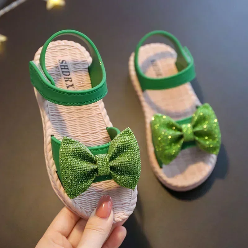 Chaussures d'été pour filles, sandales de plage à l'offre elles souples, polyvalentes, solides, style coréen