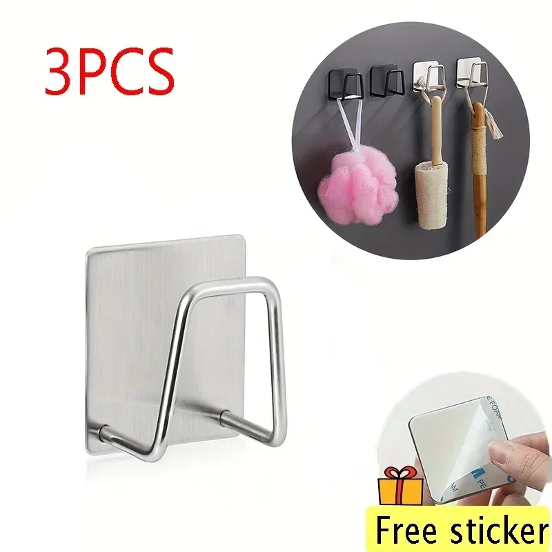 Küche Zubehör Küche Waschbecken Schwamm Halter Regal Klebe Halter Ablauf Trocknen Rack Wand Haken Zubehör Lagerung Organizer: Licht Gelb