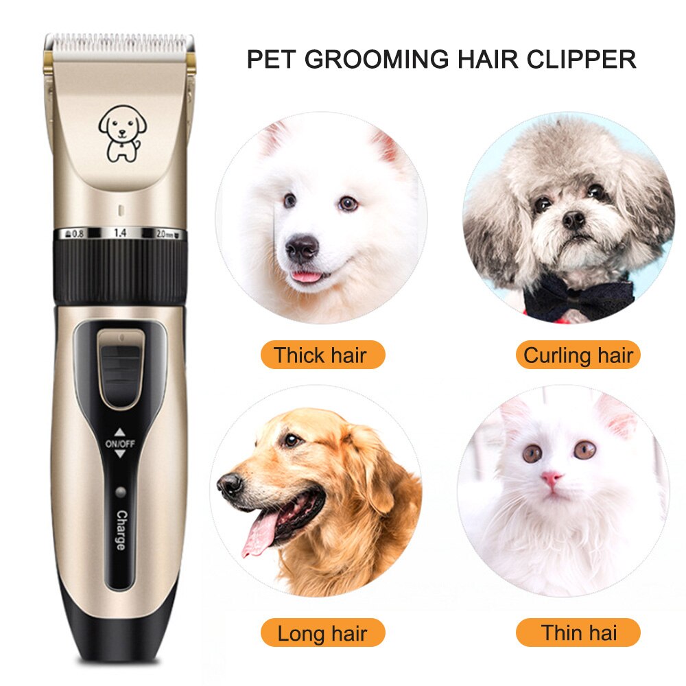 Dog Grooming Pet Clipper Hair Trimmer Animal Grooming Clippers Cat Shaver Electric Scissor Clipper машинка для стрижки собак