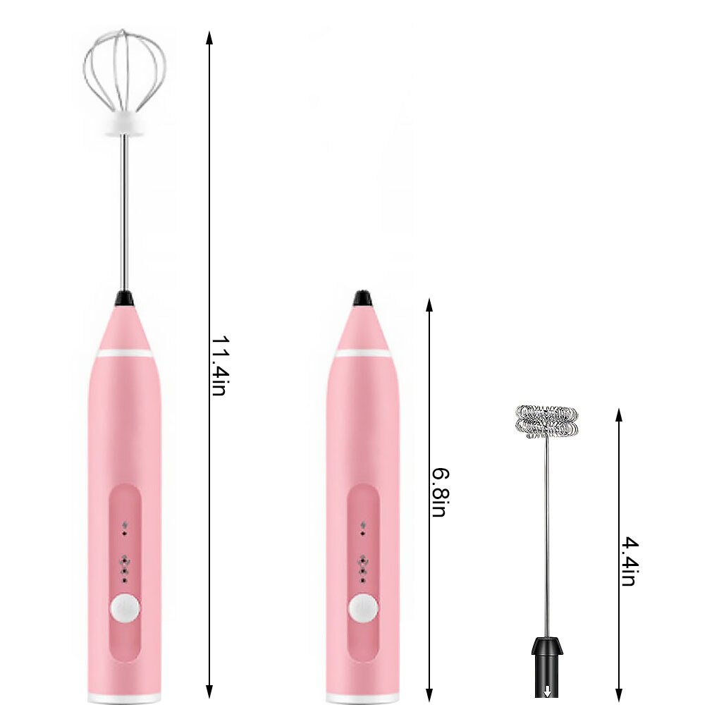 Elektryczny spieniacz mleka USB akumulator trzepaczka robić jajek 3 prędkości urządzenie robić robienia piany ręczny ubijak napoje mikser 4 kolory