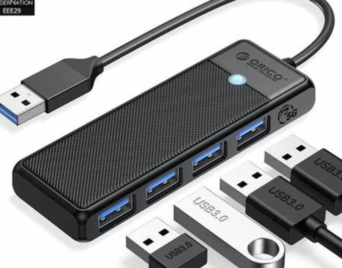 ORICO USB 3.0 HUB USB HUB Type C HUB 4-Port Splitter Adapter Expansion Dock Ultra-Slim OTG Adapter Laptop Accessories Computer: Option 1