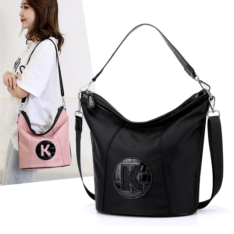 sac à bandoulière pour femmes sacs à main en Nylon imperméable à l'eau poignée supérieure voyage sacs de messager de femme fourre-tout sac à bandoulière