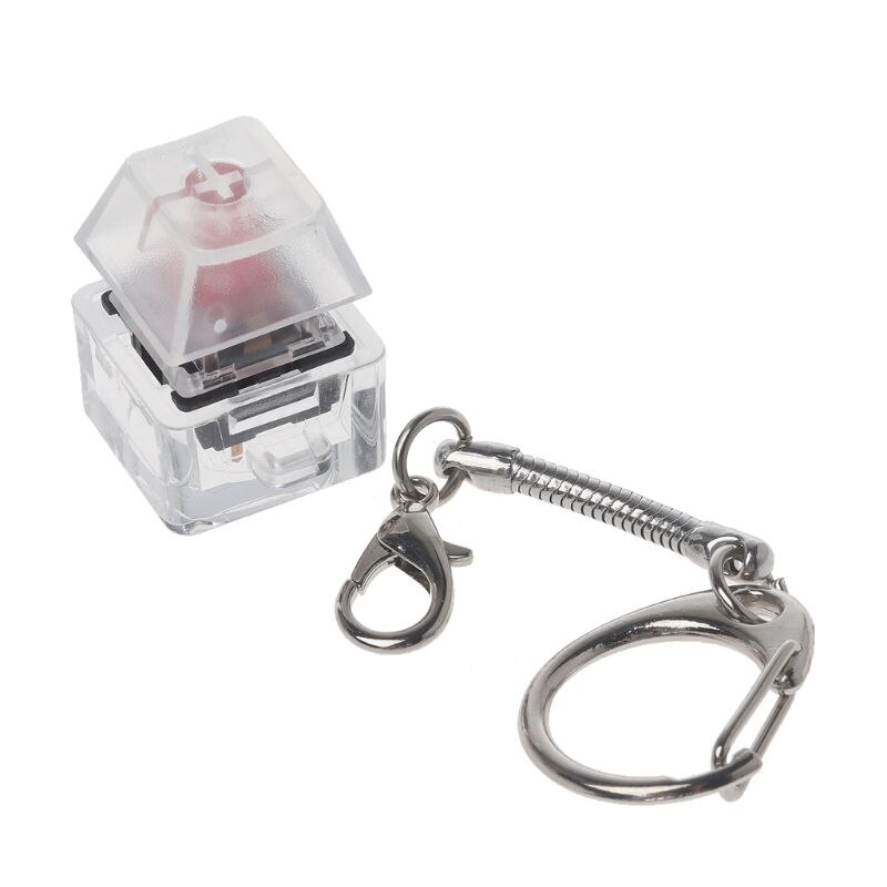 1PC Gateron MX Switch Mechanical Switch Keychain For Keyboard Switches Tester Kit Without LED Light Toys Stress Relief