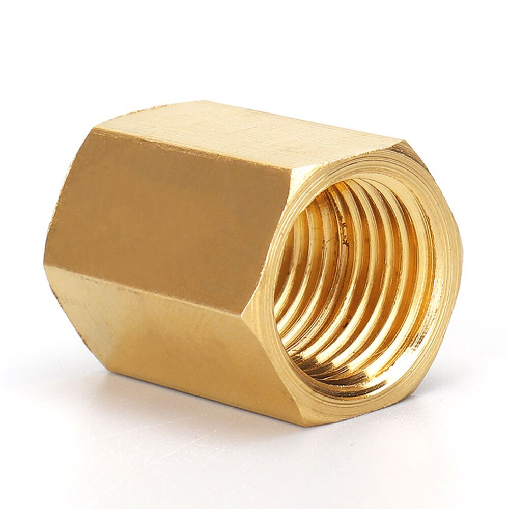Messing Rohr Fitting Kupfer Schlauch Hex Kupplung Koppler Schnelle Connetor Innengewinde 1/8 &quot;1/4&quot; 3/8 &quot;1/2&quot; 3/4 &quot;BSP Für Wasser Kraftstoff Gas