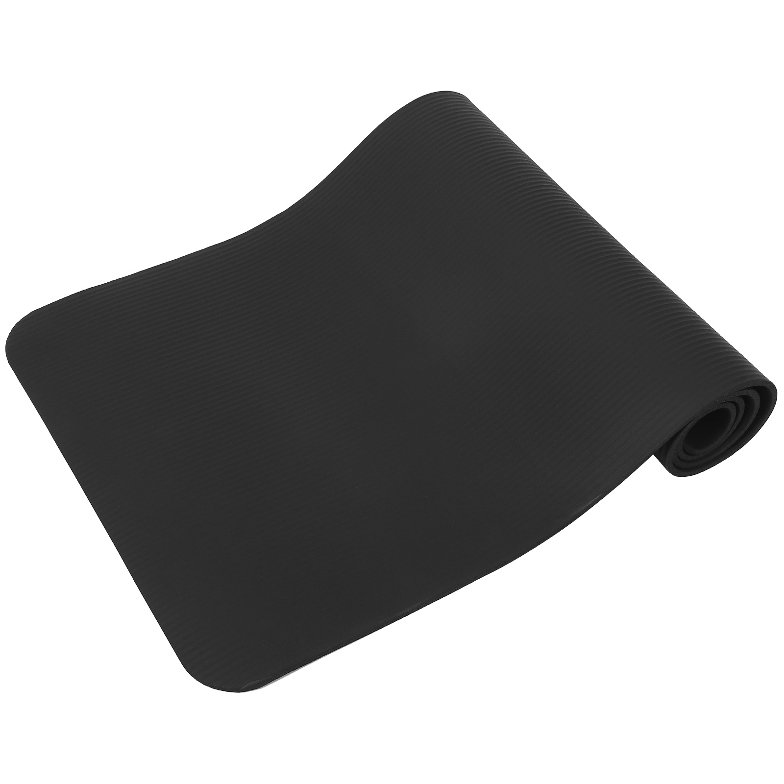 Sportutrustningsmatta gymmatta gummiträningsmattor för löpband trägolv cykelstoppning nbr träningsmatta