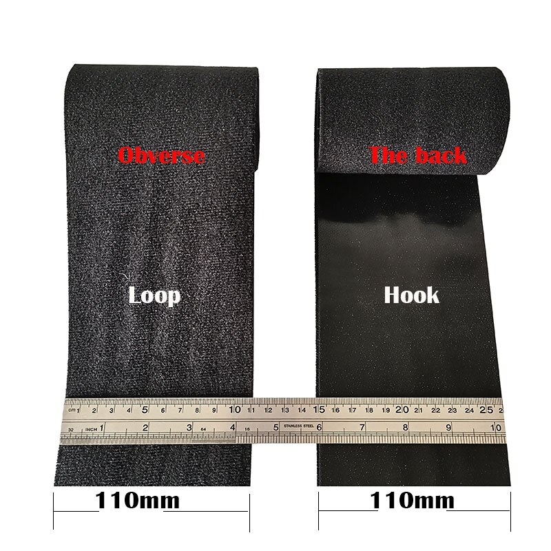 110Mm Breed Zelfklevende Sluiting Tapehooks Loops Kabelbinders Clip Draad Lijn Band Sticky Lint