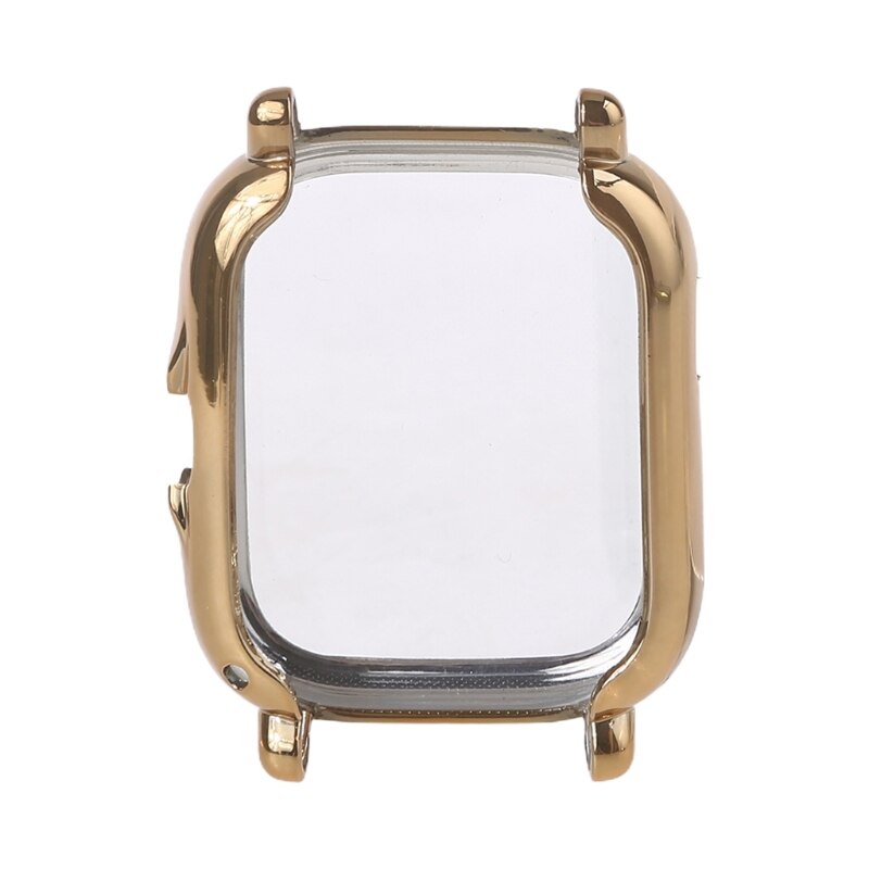 Bescherming Case Voor Amazfit-Gts 2 Smart Horloge Plating Tpu Soft Cover Volledige Sch: Gold