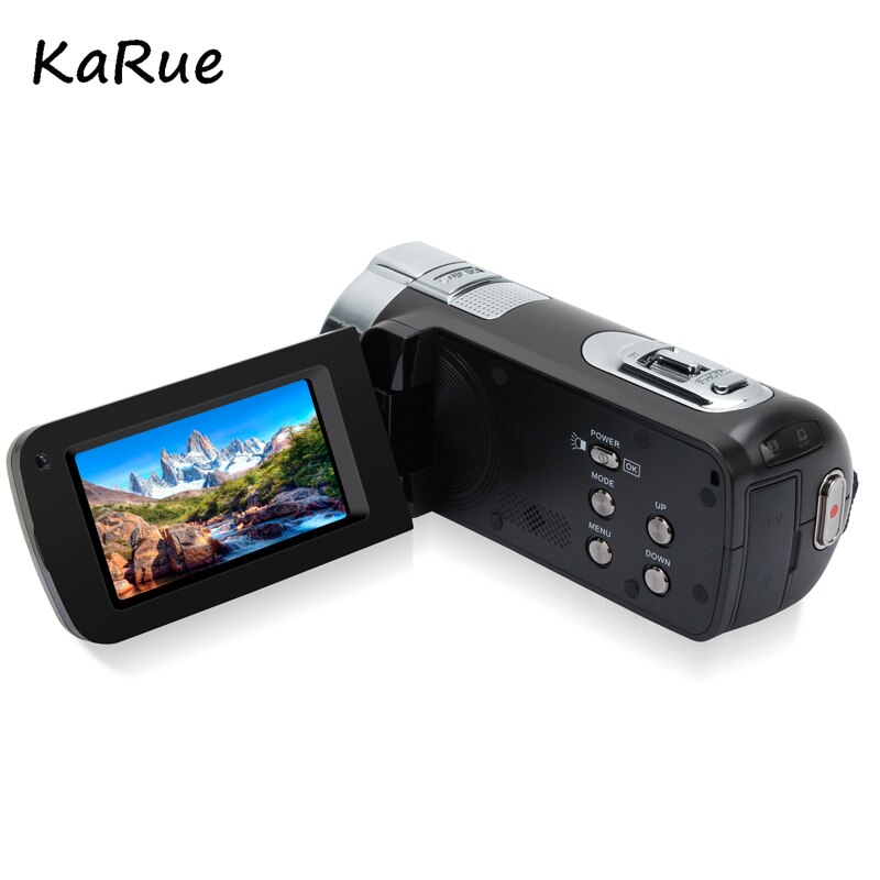 KaRue caméra vidéo numérique HD 1920x1080P 24MP 2.7 "écran 16x Zoom Mini caméscope DV caméra vidéo numérique avec LCD