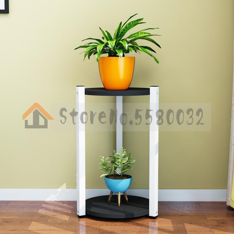 Multi-layer flower stand interior decoration space balcony flower stand wrought iron living room flower pot rack small flower: VIP 8