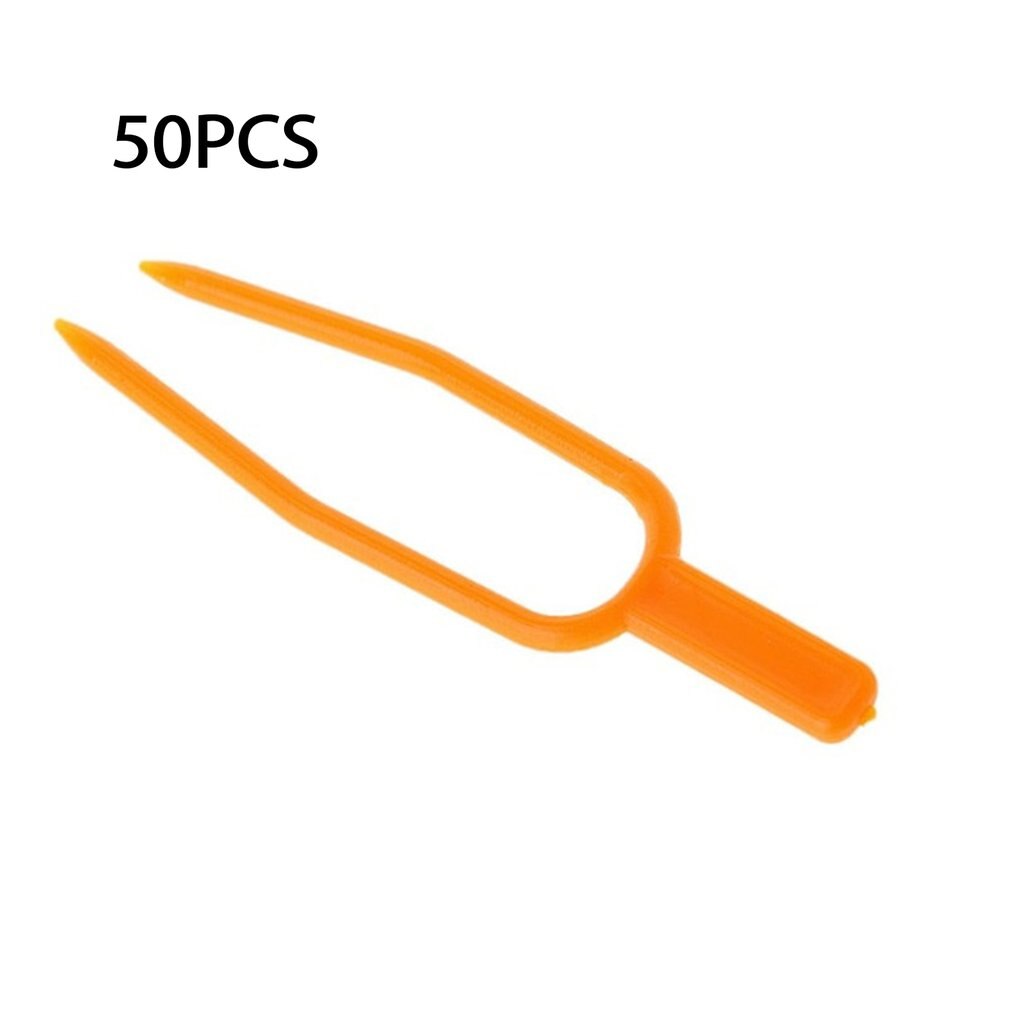 50 pièces/ensemble En Plastique Plante Tige Fixateurs D'escalade En Plastique Clips de Soutien Plante Vigne Pour Fleur Semis directe