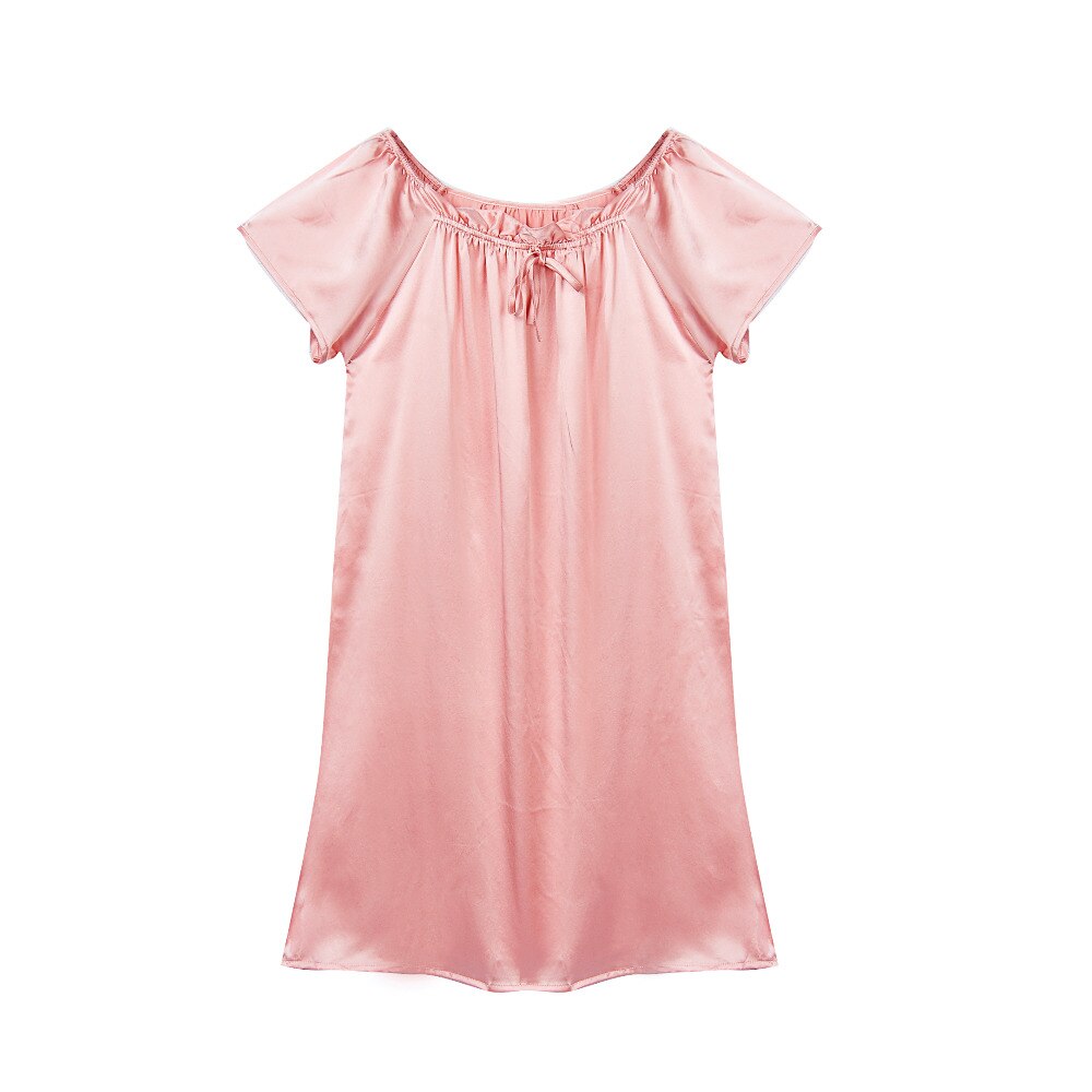 Silke natkjole 100%  naturlig silke charmeuse satin silke sommer stil kvinder natkjole position print plus size dame tøj