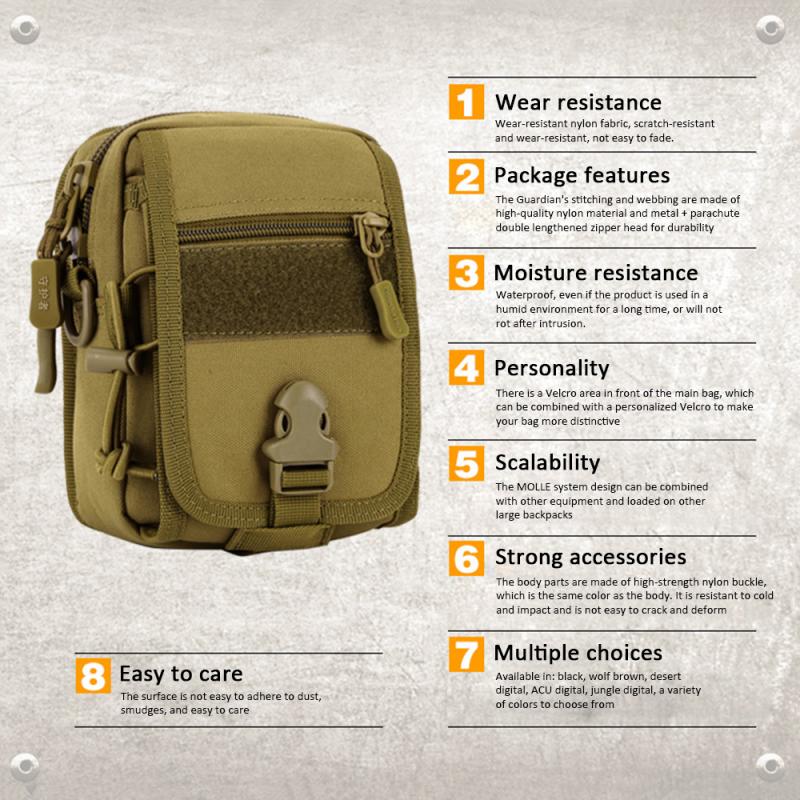 Nylon Waterproof Summer Outdoor Bag Portable Multi-functional Lightweight Waist Pack Moisture Resistance Multiple Choices