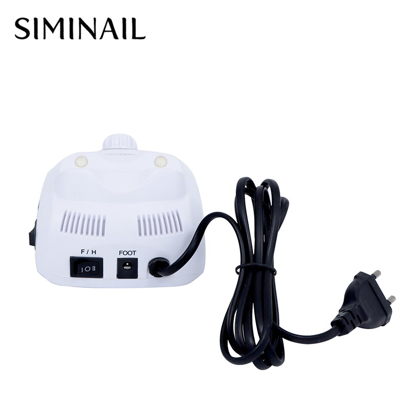 35000RPM Electric Nail Drill Machine Manicure High Speed Power 35000 Pedicure File with Foot Pedal Drill Bit Set