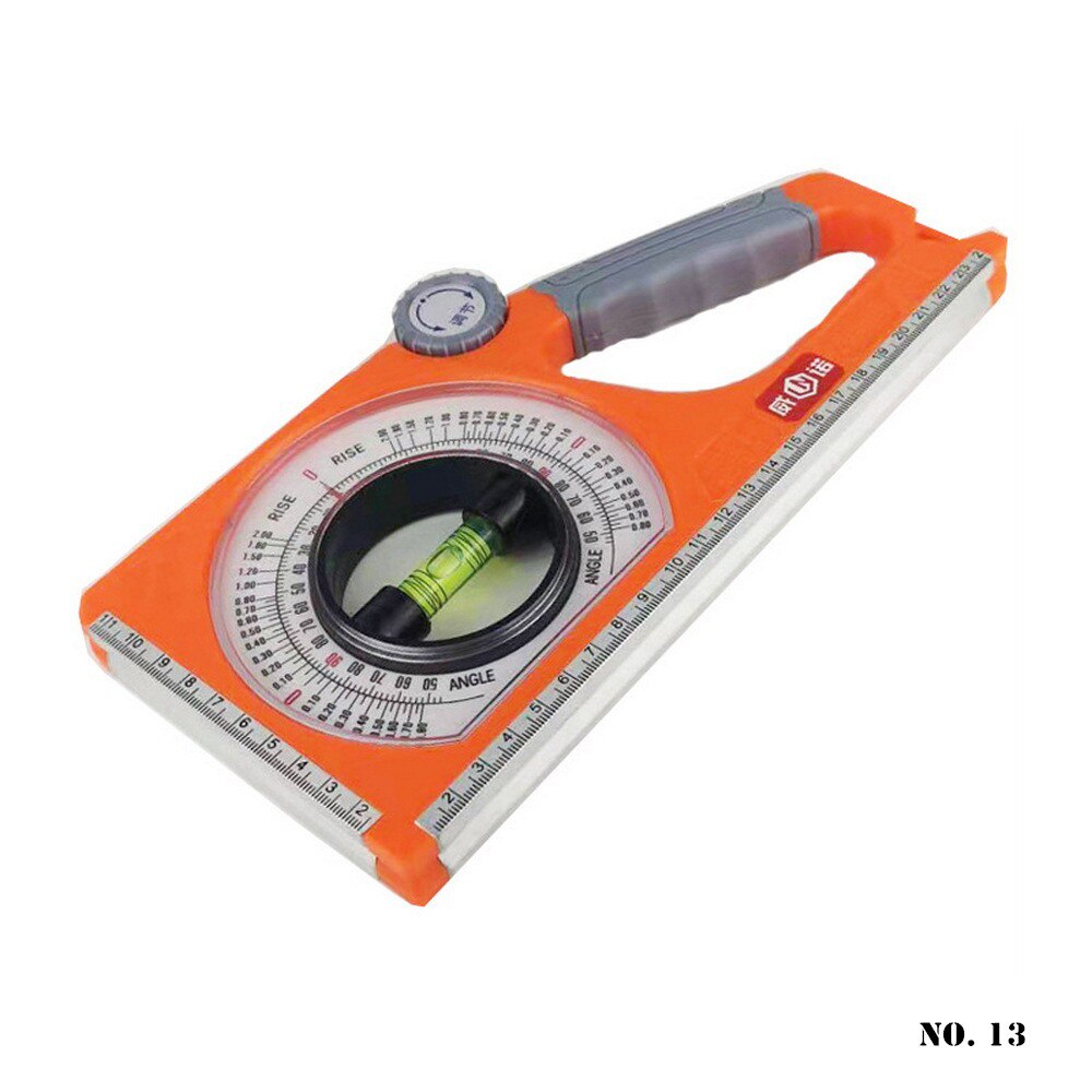 0-130 Degree Slope Measure Instruments Multi-functional Bevel Protractor Magnetic ABS Angle Finder Slope Meter Angle Ruler