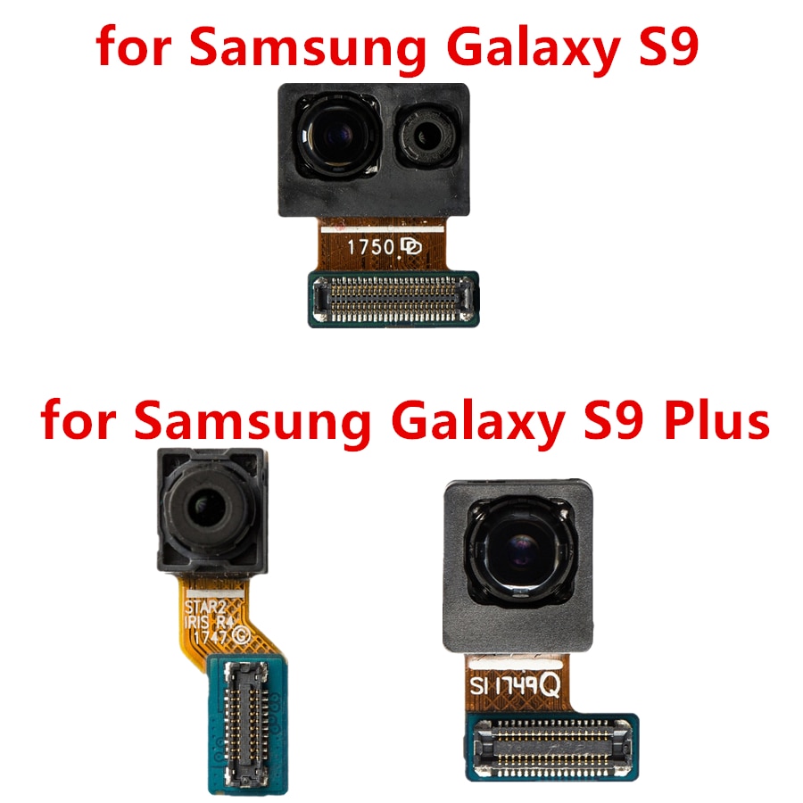 Fotocamera Anteriore originale per Samsung Galaxy S9 S9 Più SM-G960U G960F G965U G965F di Fronte Iris Scanner Cavo Della Flessione