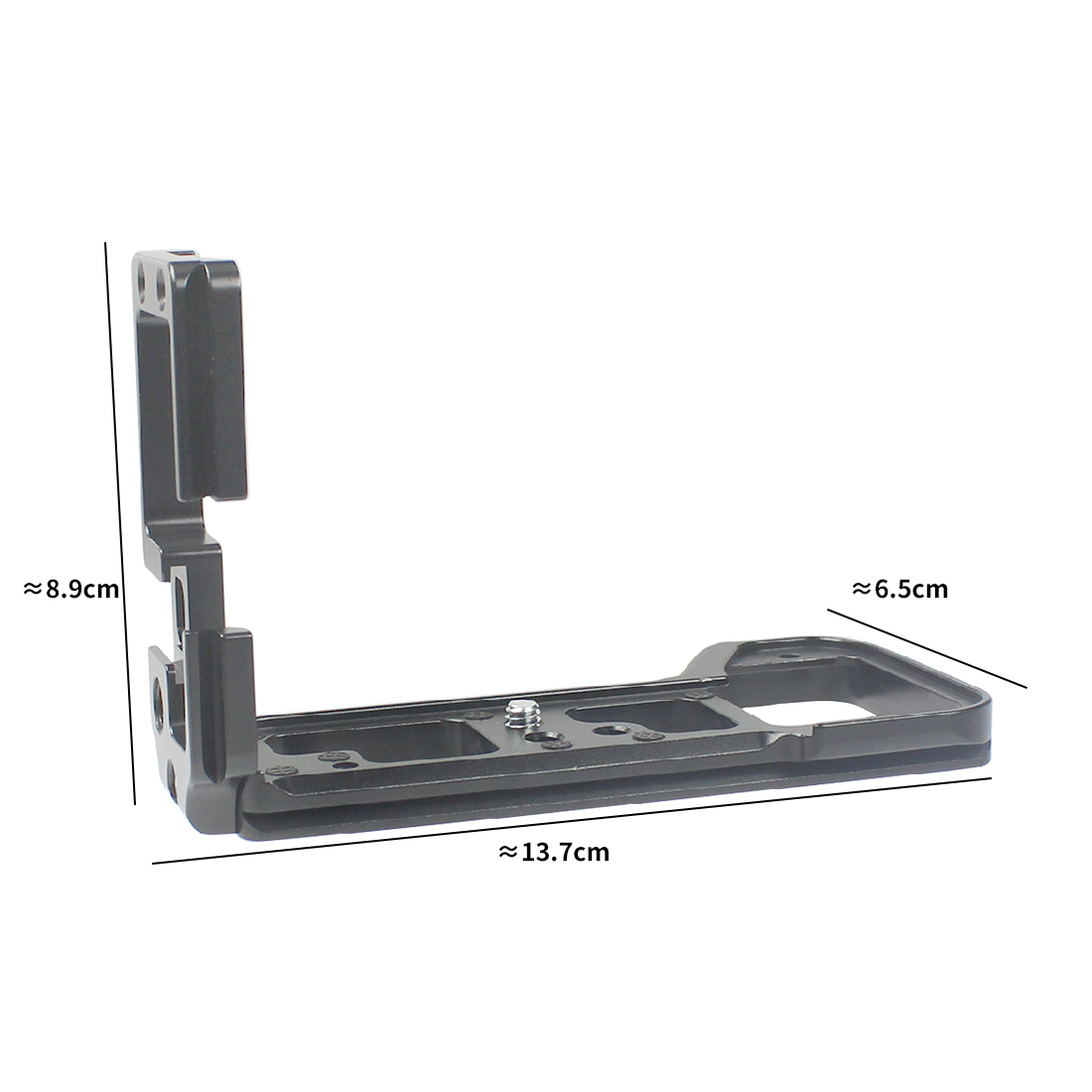 Aluminium Camera Nauwsluitend Dslr Kooi Voor Sony A7S3 Rig Quick Release L Plate Bracket Voor A7SIII: Quick Release Plate