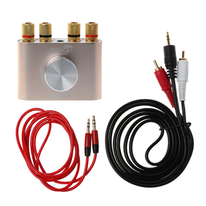 1Set 50W+50W Black Bluetooth 4.0 Mini Digital Home Power Amplifier Stereo HiFi Amp Without Power Adapter T5UA