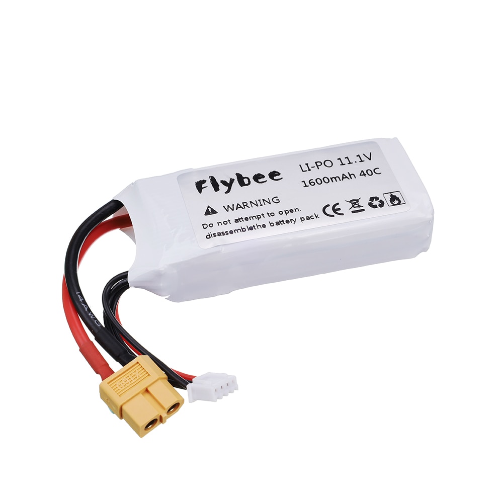 3S 11.1V 1600mAh 40C Lipo Battery For Remote Control Model Aircraft Spare Parts Lithium Polymer 3S Li-po Battery 1pcs