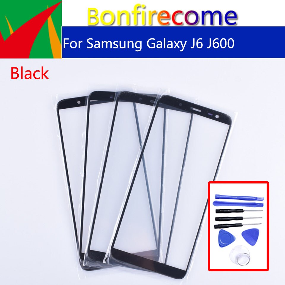 J6 Voor Samsung Galaxy J6 J600 J600F J600G SM-J600F/DS SM-J600G/DS Touchscreen Outer Glas LCD Front touchScreen Lens 5.6&quot;