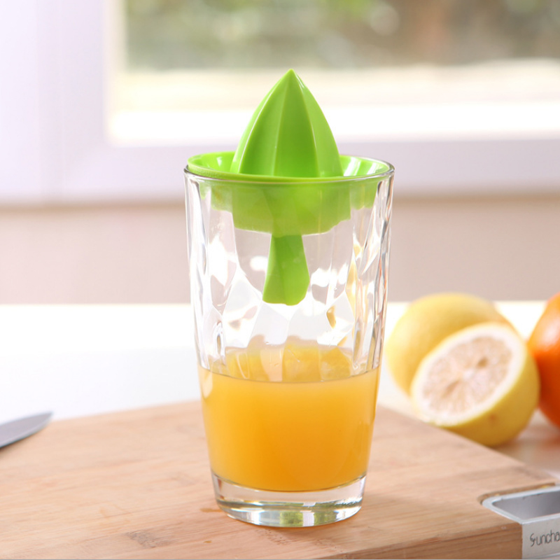 Mini Trechter Handmatig Koken Tool 2 In 1 Trechter Vruchtensap Cup Plastic Oranje Citruspers