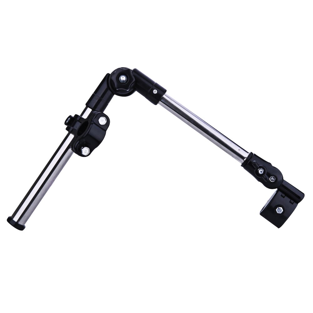 Accessoires pour poussette ajustable porte-parapluie, support de parapluie pour bébé, multi-usages pour fauteuil roulant, Parasol, étagère, connecteur de vélo