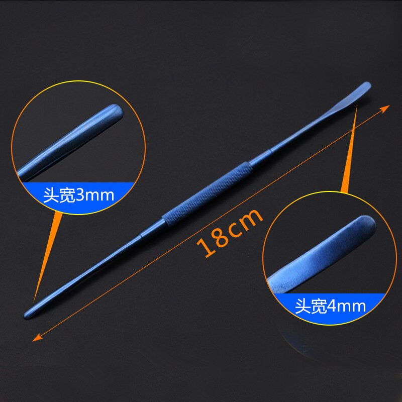 Cosmetic plastic surgery nasal bone stripper stainless steel nose single head / double skull department scleral stripper