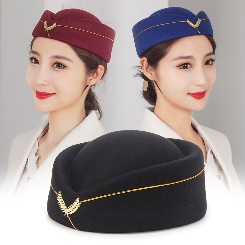 Frauen Stewardess Kostüm Zubehör Flug Begleiter Hütte mit Luft Gastgeberin Cosplay Kostüm Zubehör