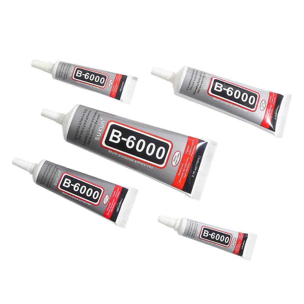 B6000 Glue For Rhinestones Crystal Adhesive Jewelry 9ml 15ml 50ml 110ml Needles Epoxy Resin Diy Jewelry Crafts Glass Supplies
