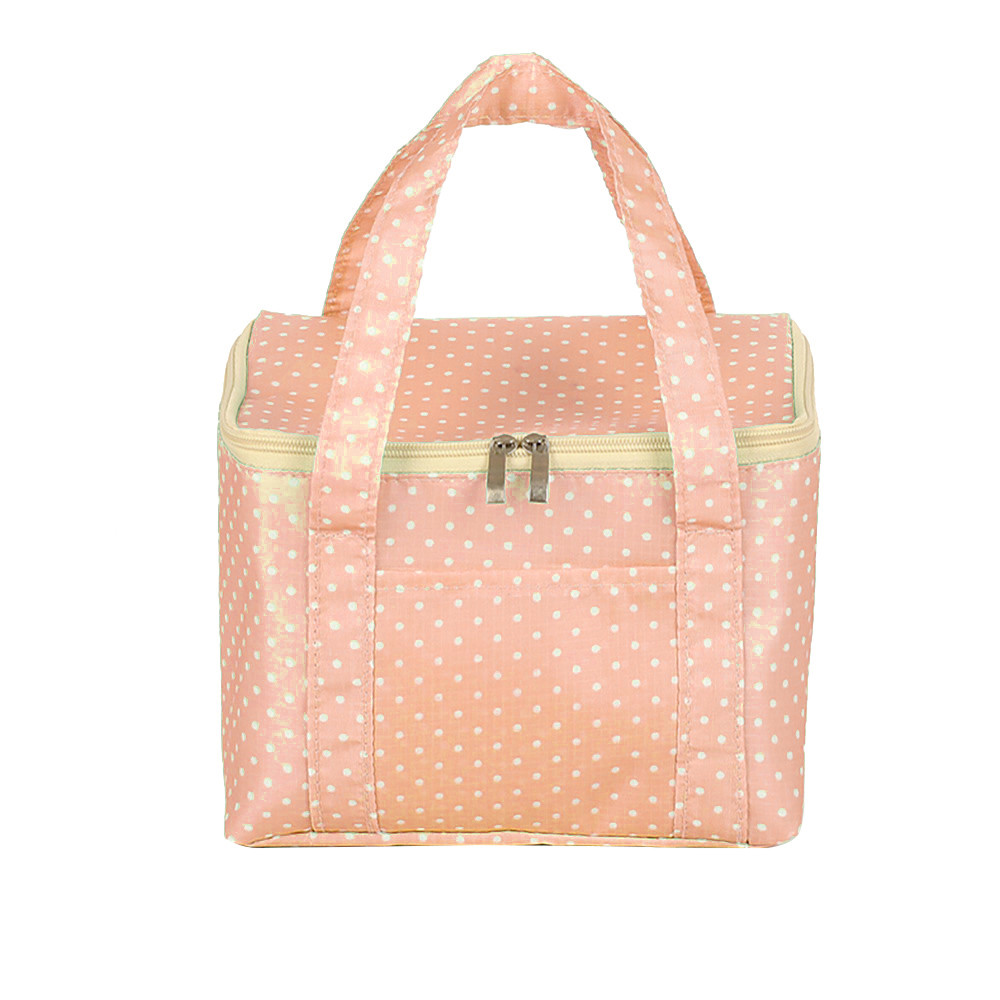 Bærbar madpakke mad picnic tasker til kvinder børn bærbar isoleret termisk køler madkasse totalisator opbevaringstaske picnic: B