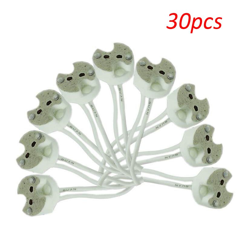 Ceramic MR16 G5.3 MR11 GU5.3 Base G4 G6.35 Socket Lamp Holder Connector Halogen LED CFL Halogen Adapter for Downlights