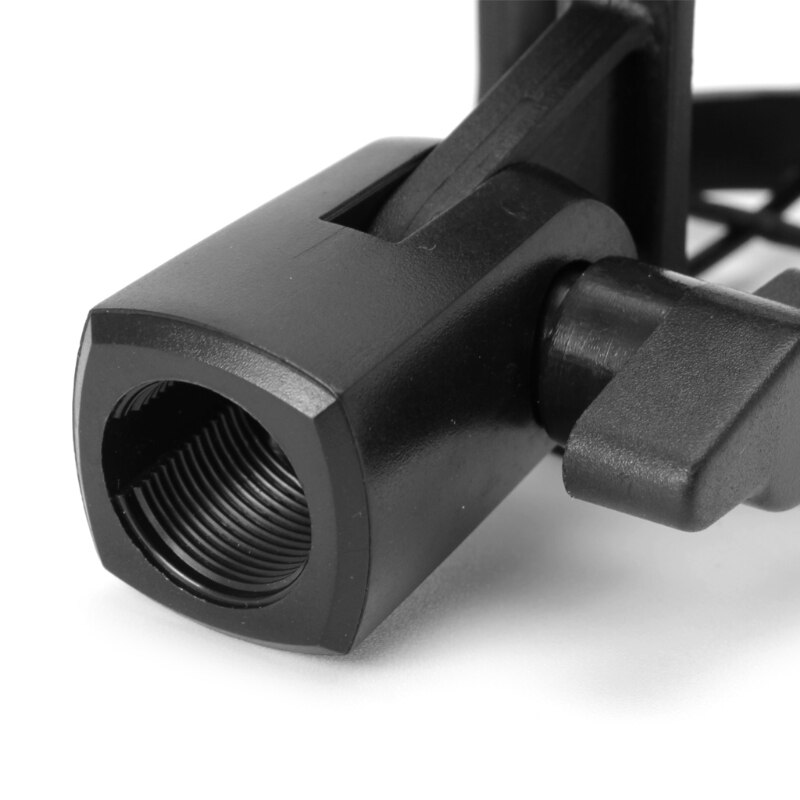 NB04 Bearable Handheld Condenser Microphone Shock Mount Clip Mic Holder Stand