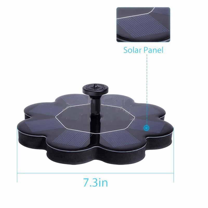 Drijvende Fontein Zonne-energie Fontein Pomp Voor Zwembad Vogelbad Vijver Tuin Decoratie