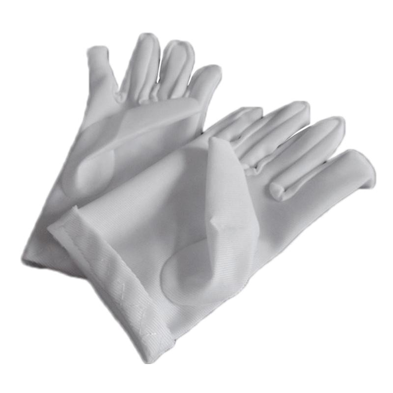 1 Pair Children's Dance Gloves White Elastic Festival Girls/Boys Short Performance Kindergarten Tight Gloves Gloves F8X3