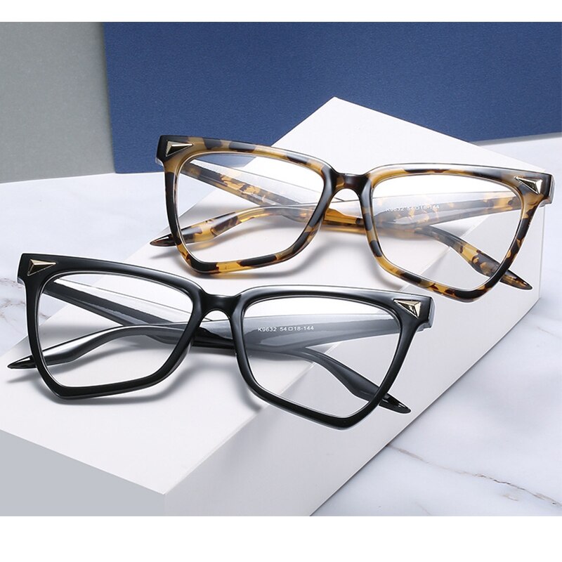 Lunettes en œil de chat Transparent pour femmes, monture tendance, de luxe, de styliste, couleur, pour ordinateur,