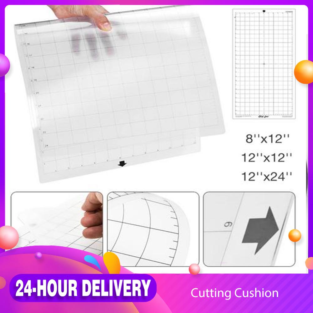 Replacement Cutting Mat Pad Transparent Adhesive Mat With Measuring Grid 12 By 12-Inch For Silhouette Cameo Plotter Machine