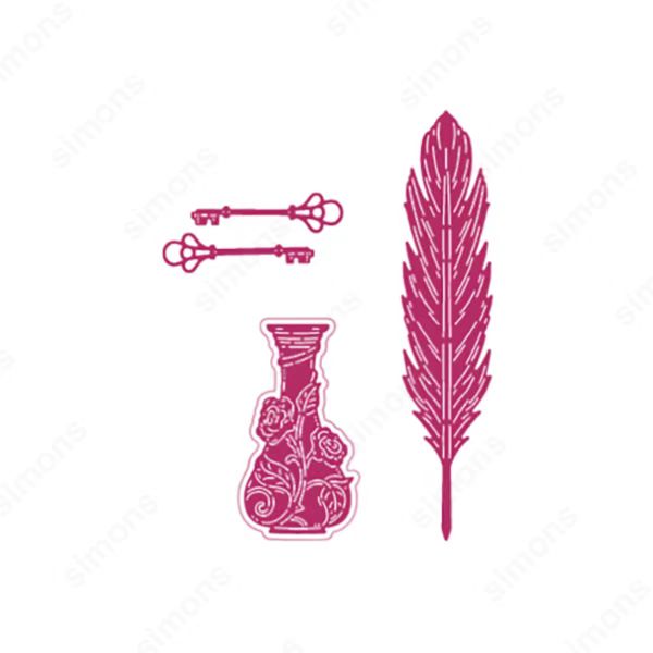 Vase Metal Cutting Die Scrapbook Embossed Paper Card Album Craft Template Cut Die Stencils for 2022: Default Title