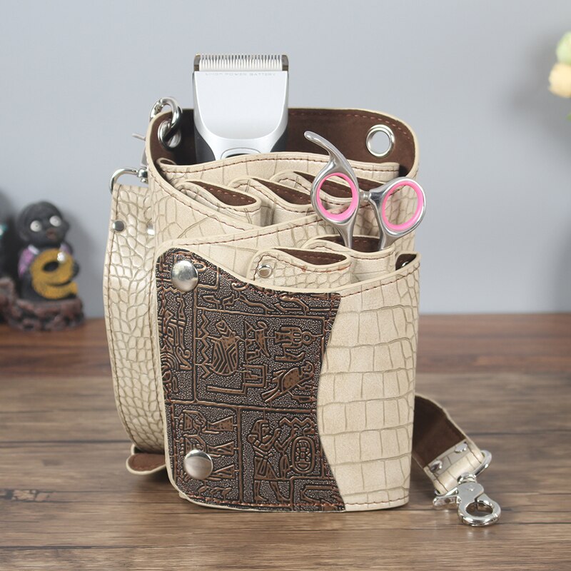 Sac banane pour coiffeur , boîte de rangement pour peigne et ciseaux, outils de coiffure
