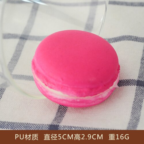 1 stk madfotografering indretning simulation donuts macaron rekvisitter mad model dessert bord snack dekoration kunstig kage boligindretning