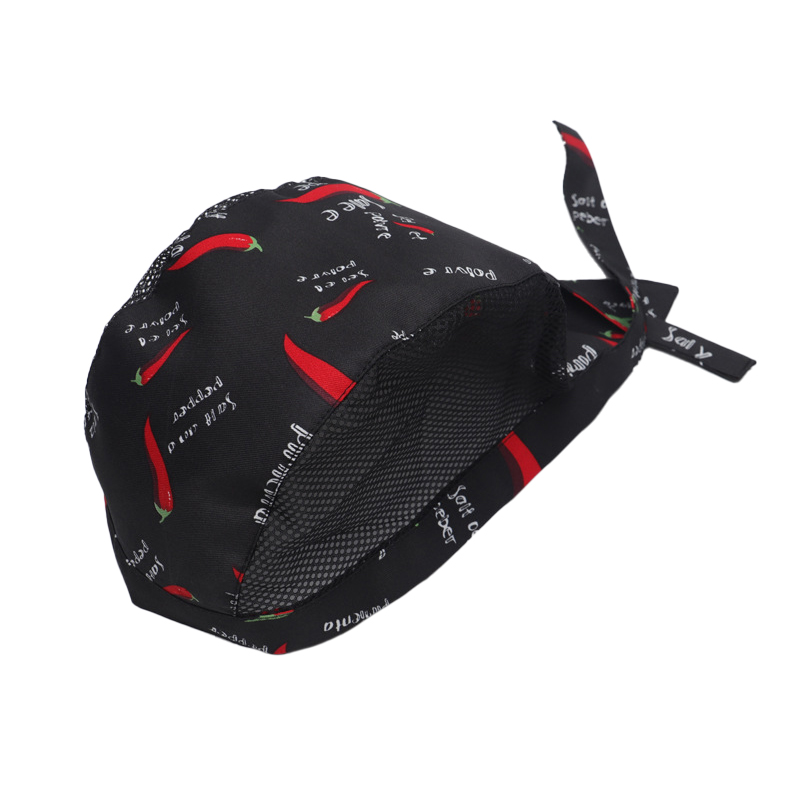 Casquette d'uniforme de serveur de Chef de Service de restauration en maille respirante, chapeau de travail de cuisine, boulangerie, barbecue, Restaurant, cuisinier, pour hommes et femmes: Marron