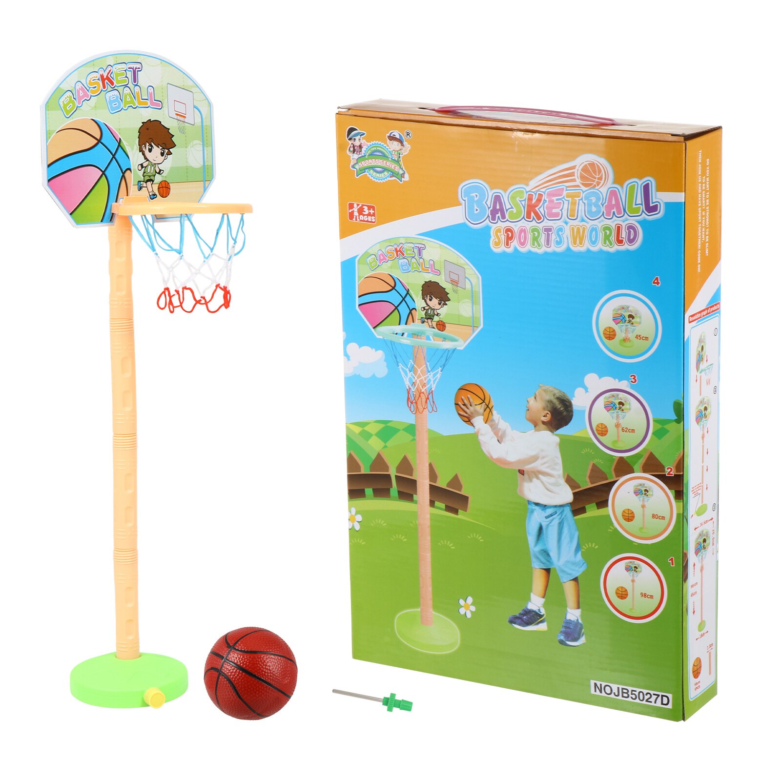 1 set children's basketball game indoor outdoor sports toy throwing children: Default Title