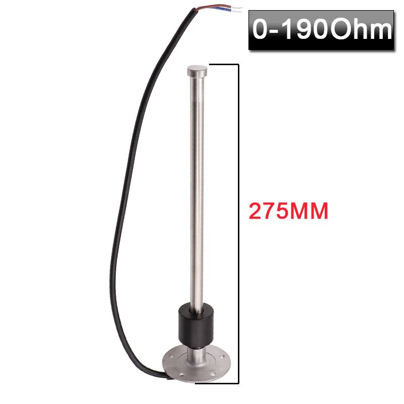 125/175/225/275/325/375/425mm Fuel Level Gauge Sensor Fuel Sender Unit Fit Fuel Gauges Water Level Meter 0-190/240-33ohm: 275mm 0-190ohm