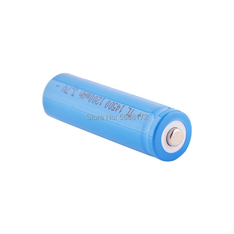 Hoge Capaciteit 14500 Batterij 3.7V 1200 Mah Oplaadbare Li-Ion Batterij Voor Led Zaklamp Batterij