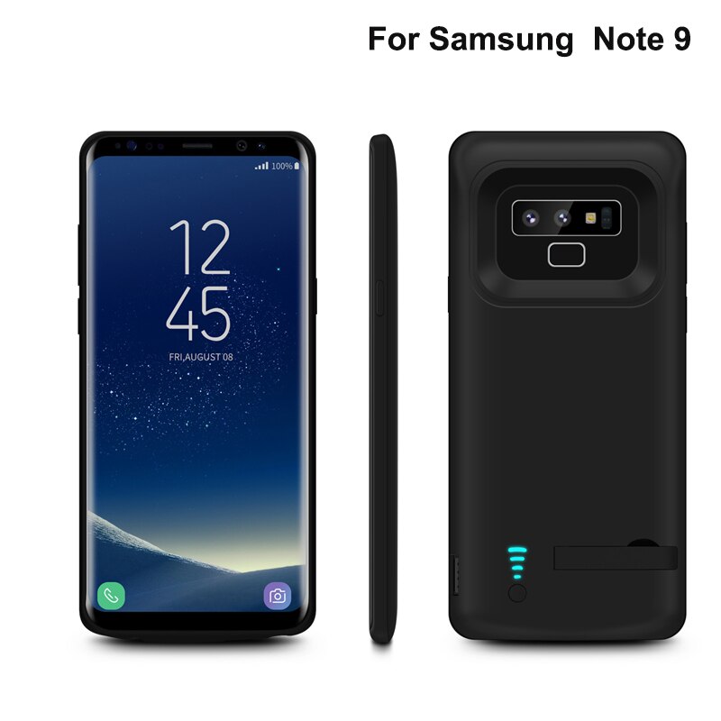 Battery Charger Case For Samsung Galaxy S20 S10 S21 portable Extended charging case For Galaxy S8 S9 Pus USB Power bank Case: For Note 9