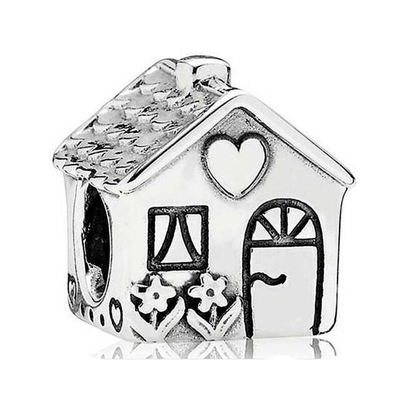 Fonkelende Sterren Sweet Home Goddaughter Hart Rode Nosed Reindeer Charm 925 Sterling Zilveren Kralen Fit Armband Diy Sieraden: 13