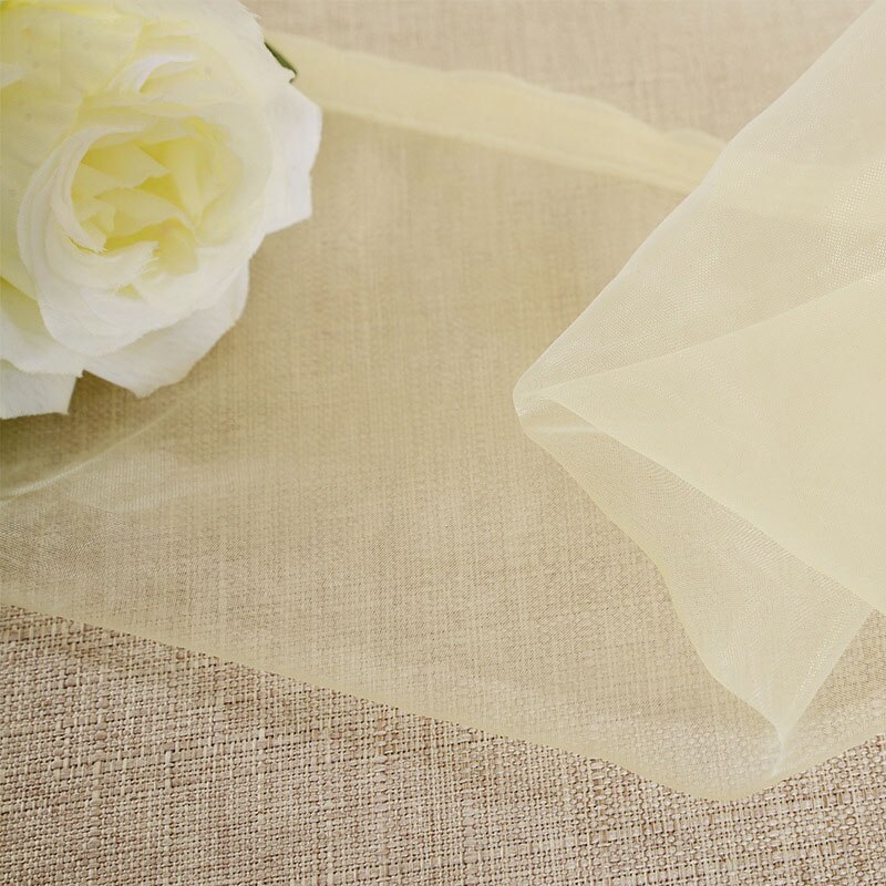 Mignon saule feuille Tulle rideaux stores Voile Style pastorale saule fenêtre florale cortines décoratives pour chambre salon: YELLOW / 1*2.7