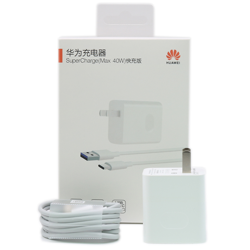 Oryginalna szybka ładowarka HUAWEI 40W 22.5W Supercharge typ C kabel do HUAWEI P30 P40 P10 P20 Pro lite Mate 9 10 Pro Mate 20 V20: 40W US Cable Set
