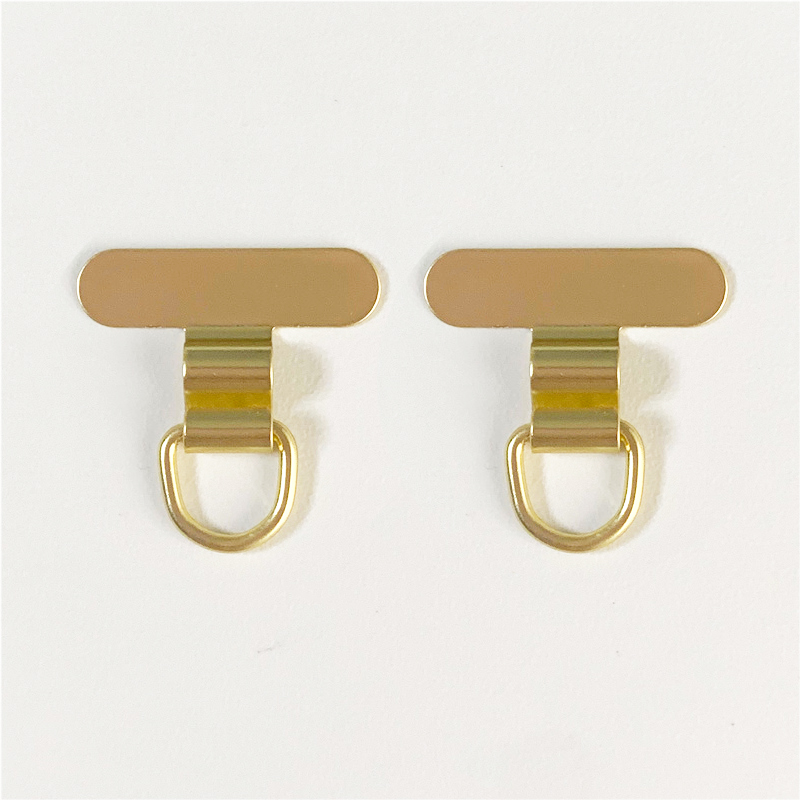 1/2PCS Mini Mobile Phone Lanyard Patch Pad Stainless Steel Silent Hole Clip Ultra-thin Metal Back Patch Sturdy Connection Piece