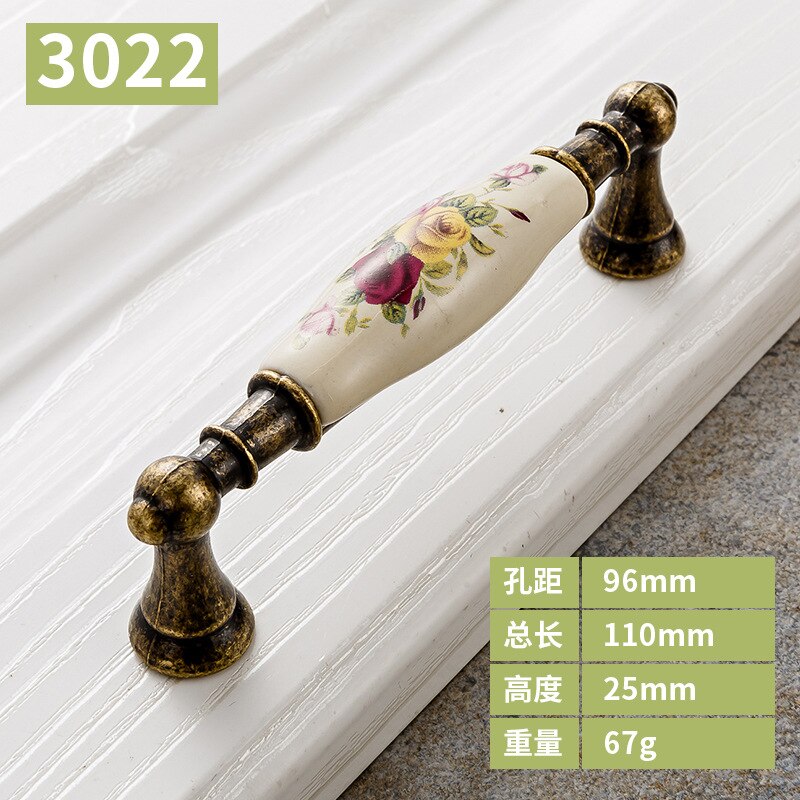 Light Luxury Kitchen Accessories Zinc Alloy Furnitur Handl Knob Flower Carved Yellow Kitchen Cabinet Storage Modern: Z2-96MM