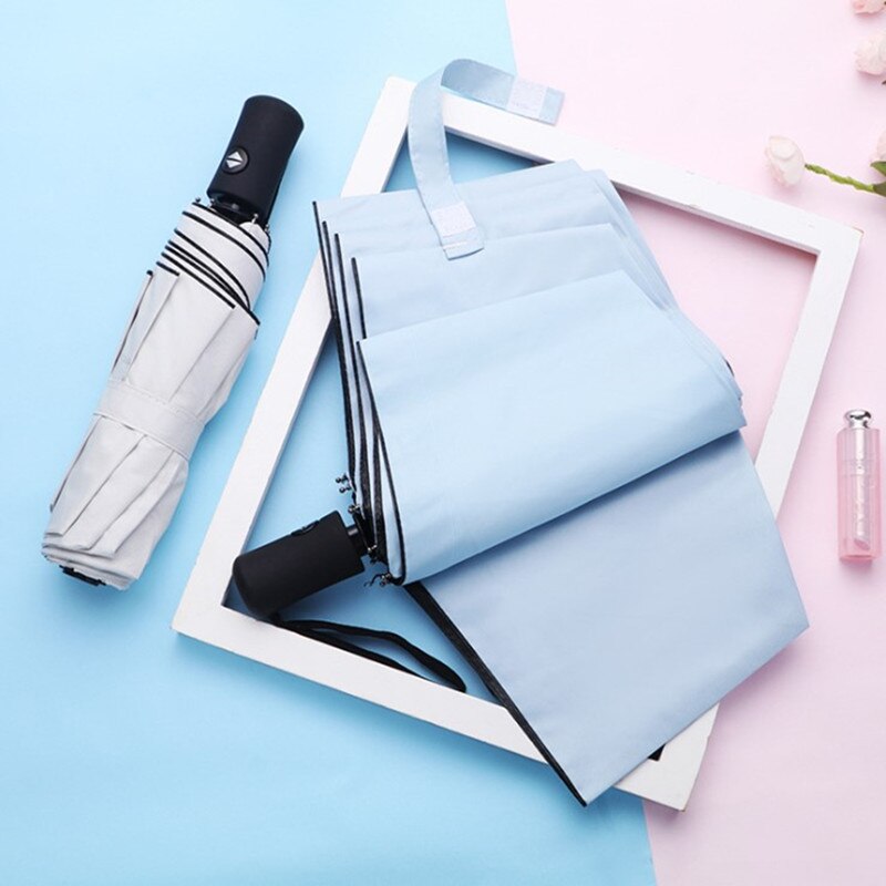 Automatic Wind Resistant Folding Umbrella Rain Women Auto Animal Mini Rainy Windproof Umbrella Men Black Coating Parasol